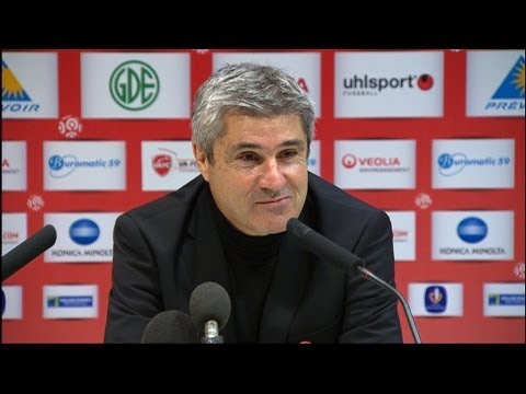 Conférence de presse Valenciennes FC - FC Lorient (6-1) / 2012-13