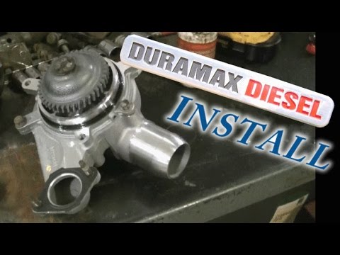 04 Duramax LB7 Water Pump Install Replacement