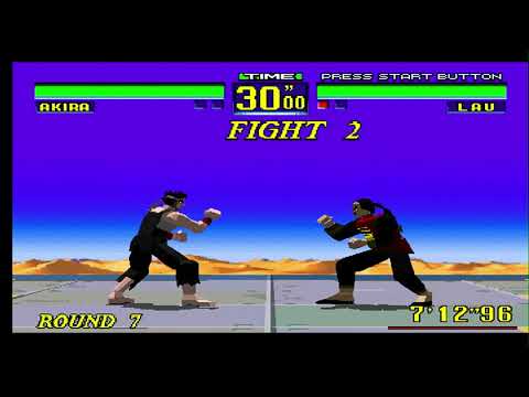 Virtua Fighter - Sega Saturn - Real Hardware - 1080p