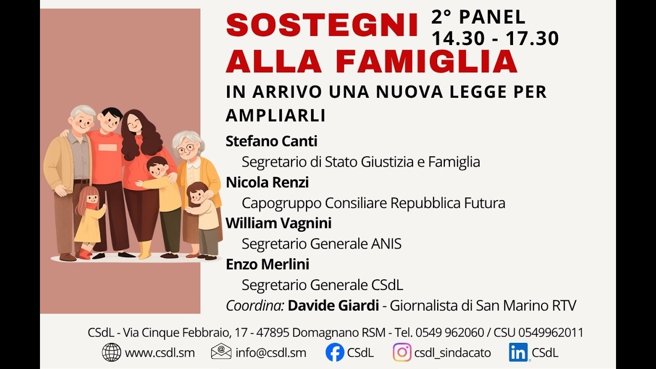 SOSTEGNI ALLA FAMIGLIA pt.1
