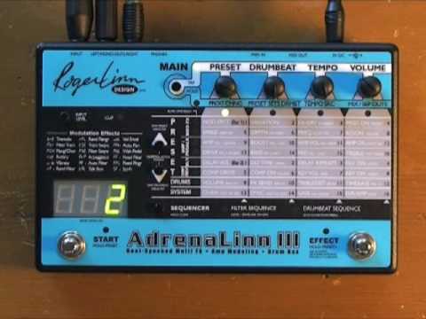 AdrenaLinn III Guitar Multi Effects Pedal - Basic Operation