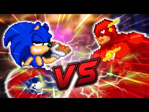 Who's FASTER? Sonic VS Flash (Paramount Plus VS DC Superhero) | DEATH BATTLE!