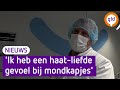 Milieuvriendelijker medisch mondmasker van geheim materiaal in de maak