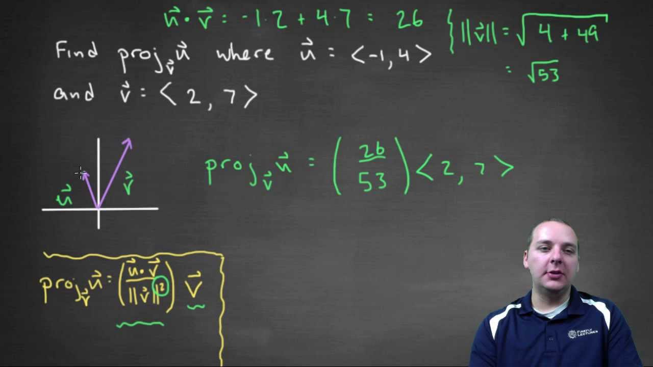 Vector Projections - Example 1