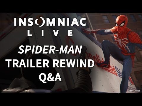 Insomniac Live - Spider-Man Trailer Rewind Q&A