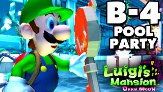 Luigi's Mansion Dark Moon - Haunted Towers - B-4 Pool Party (Nintendo 3DS Gameplay Walkthrough)