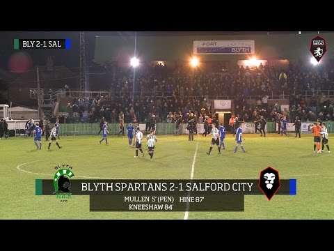 Blyth Spartans 2-1 Salford City - Evo-Stik Northern Premier League 26.01.16
