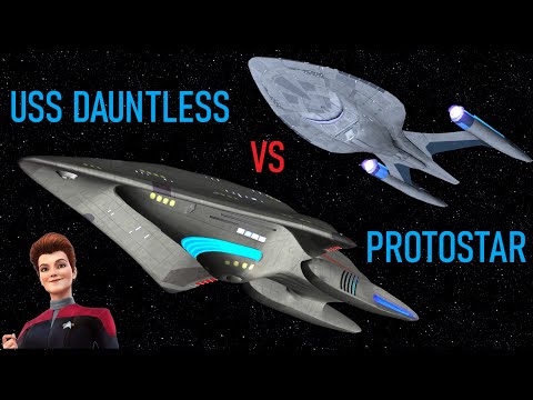 USS Dauntless VS USS Protostar - Both Ways - Star Trek Starship Battles