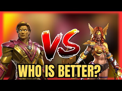 6 ⭐ RANK 4 ADAM WARLOCK VS RANK 4 ANGELA | DAMAGE COMPARISON - Marvel contest of champions #mcoc