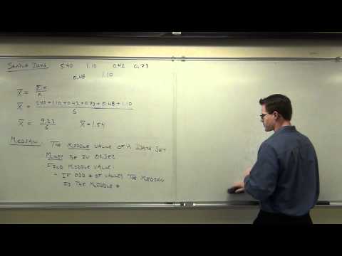 Statistics Lecture 3.2 Part 2