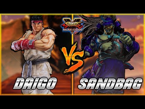 SFV AE 🔥 DAIGO (Ryu) vs SANDBAG (Ryu) | FT3 Set 🔥 SF5 TenSFV