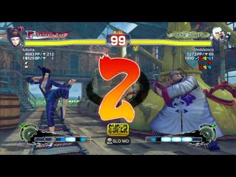 lutuna (Juri) vs chobixinco (Rufus) - SSF4 Arcade Edition Xbox Live Ranked Match