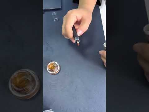 Anlerr e-pen 510 hot knife wax dab tool cutting or dropping or concentrates in 3 seconds. #puffco