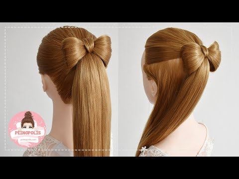 PEINADOS FACILES con TRENZAS LAZO para NIÑAS