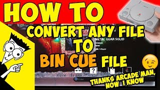 🛠️HOW TO: CONVERT ANY FILES TO BIN CUE TO PLAY ON PS CLASSIC
