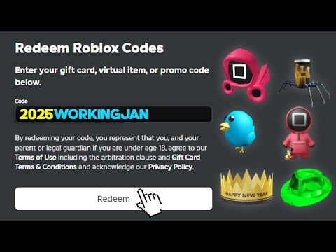 *NEW CODE* ALL of JANUARY 2026 Roblox Promo Codes For FREE ROBLOX ITEMS - Roblox Codes 2025