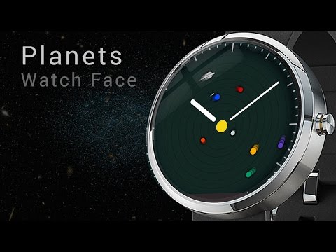 Planets Watchface Android Wear Video