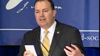 Click to play: Address by Senator Mike Lee