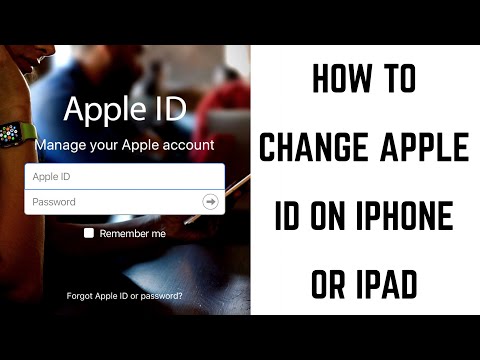 How to Change Apple ID on iPhone or iPad