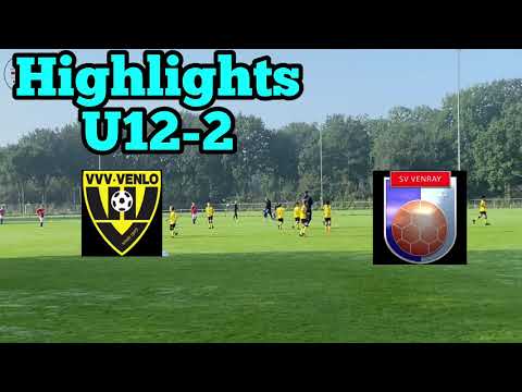 Highlights Vvv venlo- Venray Highlights (12-3) 18-09-2021#jeugdvoetbal #voetbal