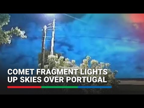 Comet fragment lights up skies over Portugal