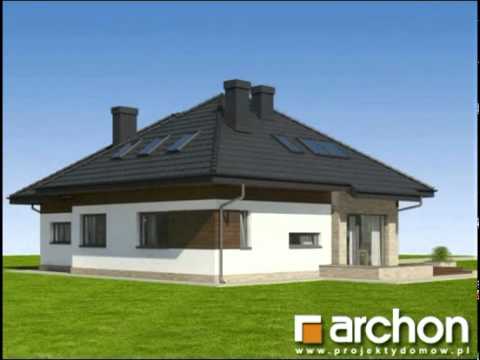 Dom w lilakach (GPD). Projekty domów ARCHON+, www.archon.pl