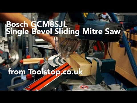 Bosch GCM8SJL Single Bevel Sliding Mitre Saw from Toolstop