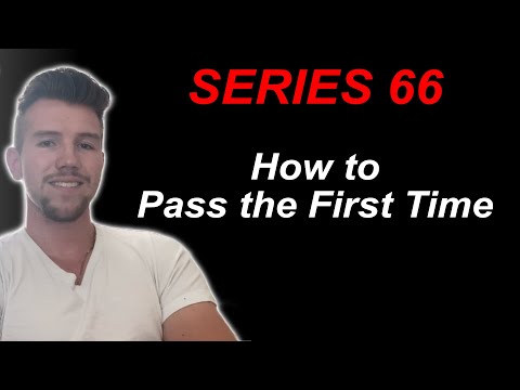 How to Pass the Series 66... Simple and Easy Method Explained