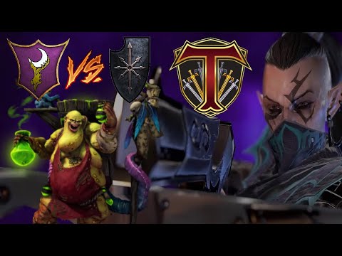 Nurgle Chaos Time! Warriors of Chaos vs Dark Elves - Tournament Match! Total War Warhammer 3