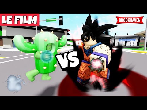CACTUS VS GOKU ... ! (FILM) BROOKHAVEN - ROBLOX