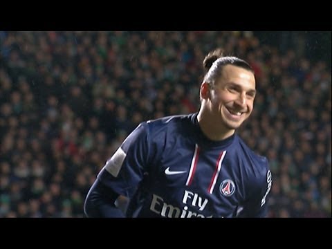 The Panenka Goal of Zlatan IBRAHIMOVIC (19' pen) - ASSE -PSG (2-2) / 2012-13