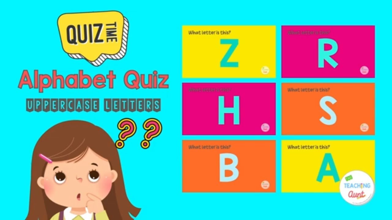 Alphabet for Children Quiz  | Learning video for kids | Free Alphabet Flashcards | Uppercase Letters