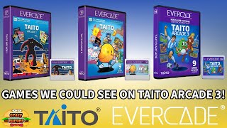 Games We Could See On Taito Arcade 3 On Evercade!