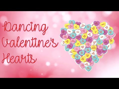 Dancing Valentine's Candy Hearts Science Experiment For Kids