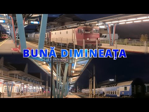 BISTRIȚA - Dis de dimineața la datorie pe la stația CFR a orașului