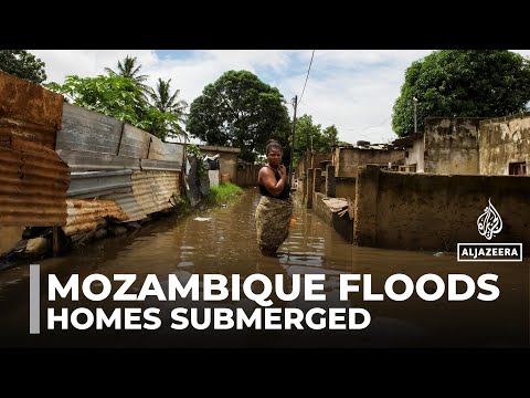 Mozambique floods: People forced from homes by months of heavy rains