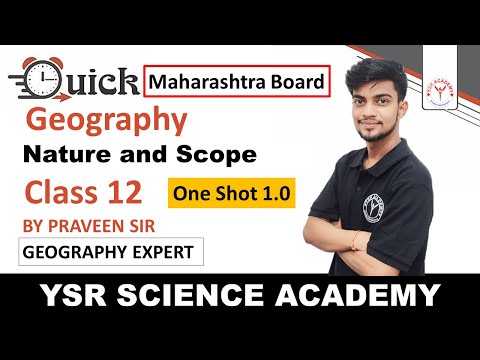 Geography | Class 12 | Nature and Scope | One Shot | Maharashtra Board