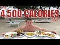 THE 4,500 CALORIE CUT | Full Day of Eating | The Gili Islands