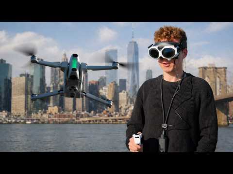 volé este dron en new york. fue brutal