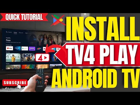 No Playstore? How to Download & Install TV4 Play  App on ANY Android TV (2025)