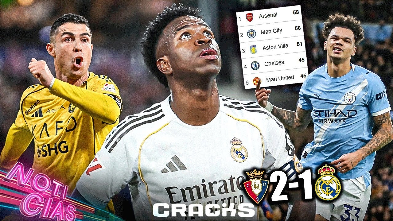 Pincha el Madrid entre insultos a Vini | Doblete del Bicho y Al Nassr líder | El City más cerca