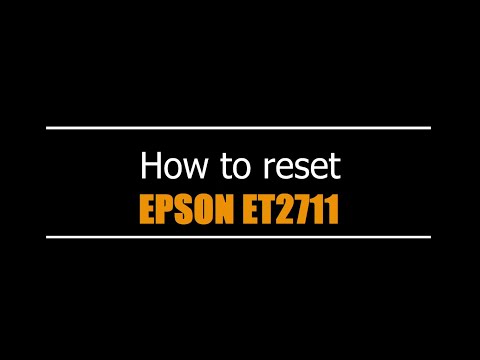 Tutorial Epson ET2711 30-Tage-Reset