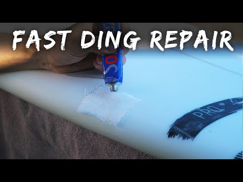 HOW TO FIX A SURFBOARD DING