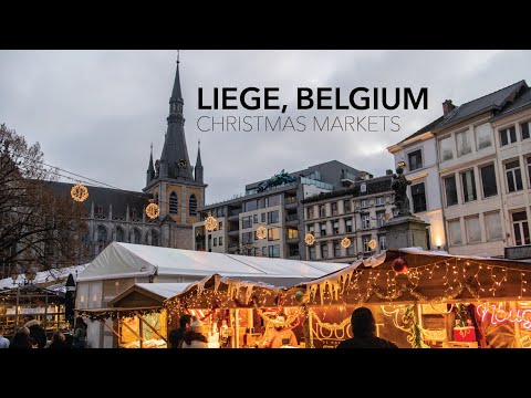 Liege, Belgium Christmas Markets 2023 || European Christmas Market Tour Part 4