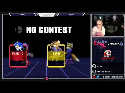 Versus Gaming Center Weekly 12/20/15 - Winners Round 3 - NEG | Karma (Sonic) vs Hifox (Fox/Falcon)