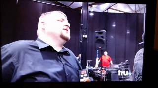 Austin Aries Knocks out a fan after the ROH Show.