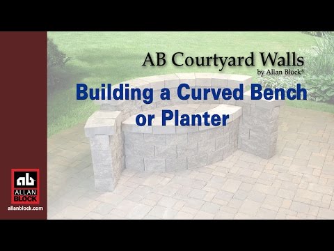 Curved Bench or Planter