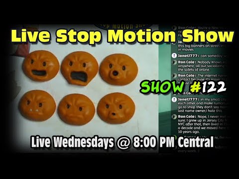 Live Stop Motion Chat Podcast #122 Replacement Faces in Clay