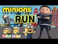 The Minions Rise of Gru Run | Minions Brain Break and Freeze Dance | PhonicsMan Fitness