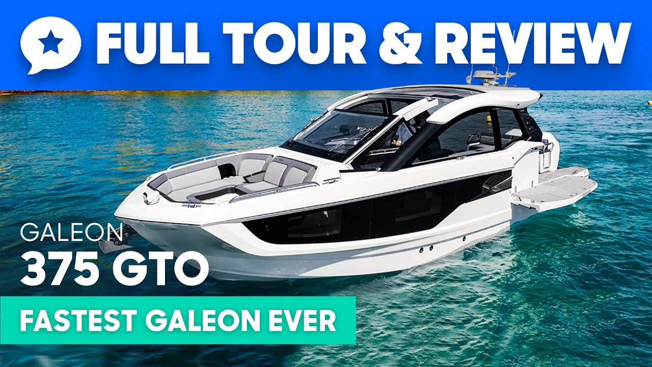 Galeon 375 GTO Yacht Tour & Review